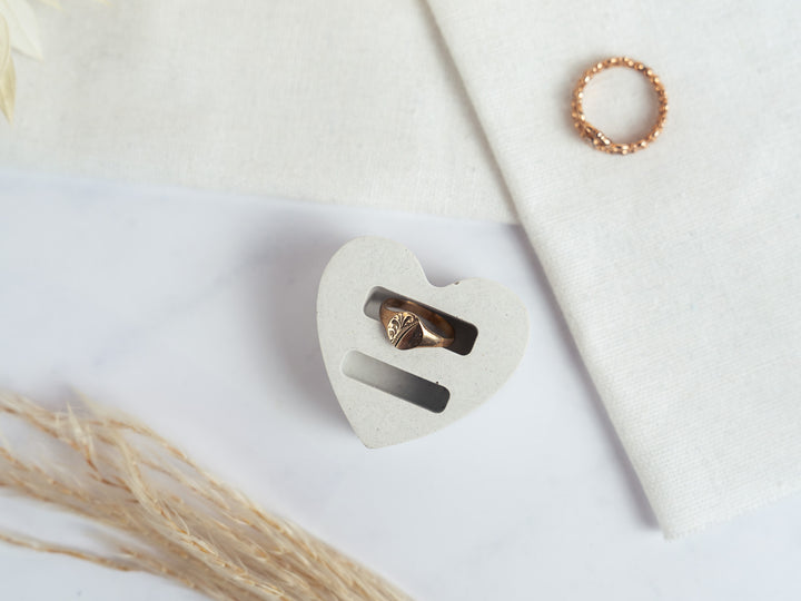 Heart-Shaped and Geometric Ring Holders