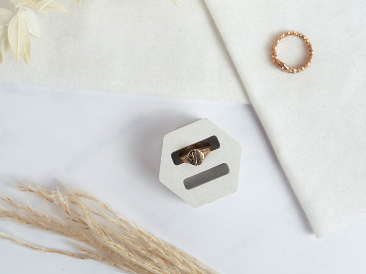 Heart-Shaped and Geometric Ring Holders