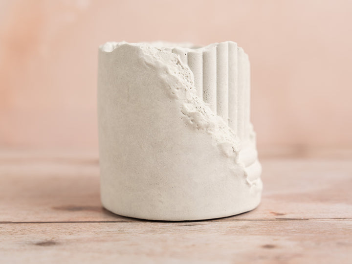 Cracked Pillar Plant Pot