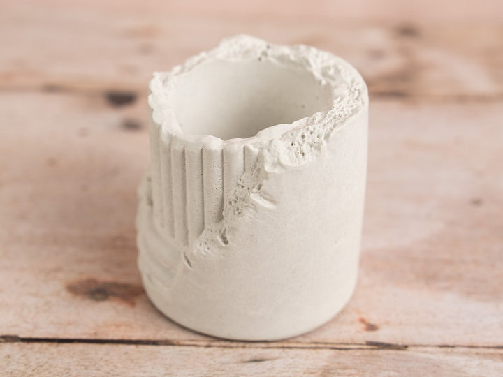 Cracked Pillar Plant Pot