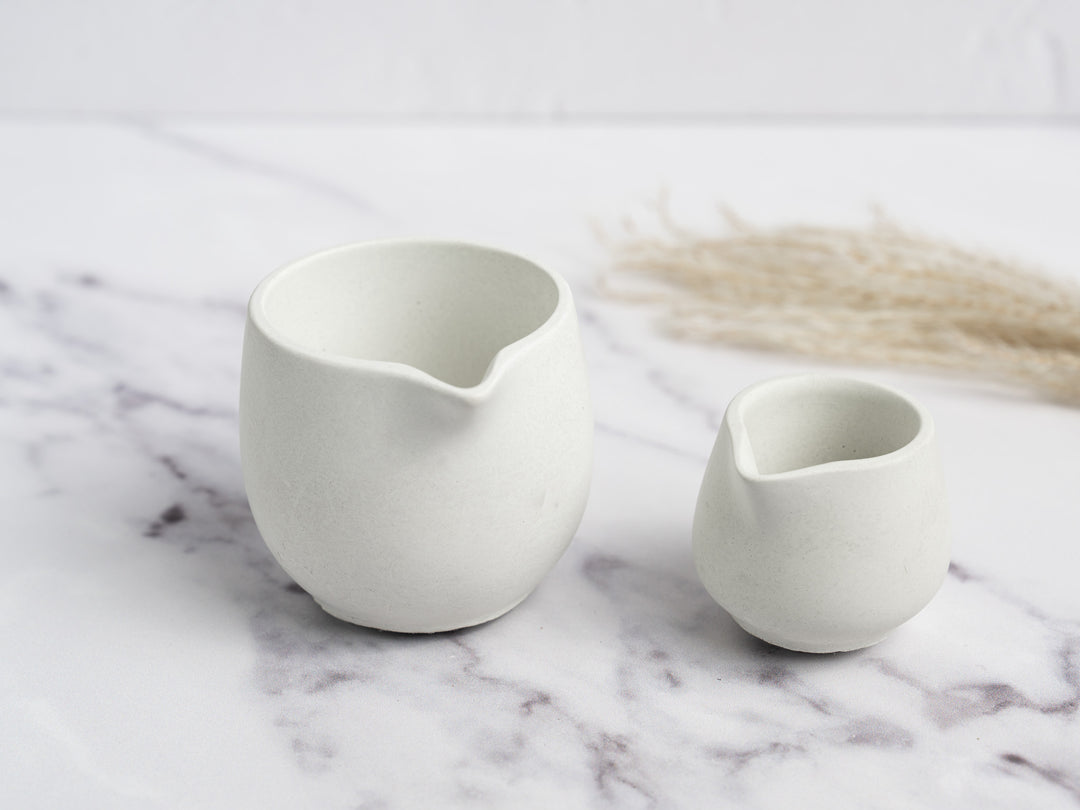 Decorative Concrete Milk Jugs