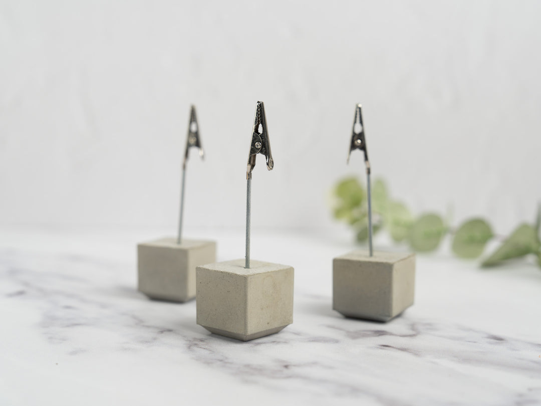Concrete Photo Card Holders