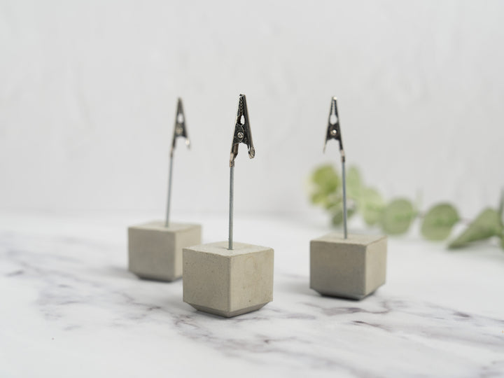 Concrete Photo Card Holders