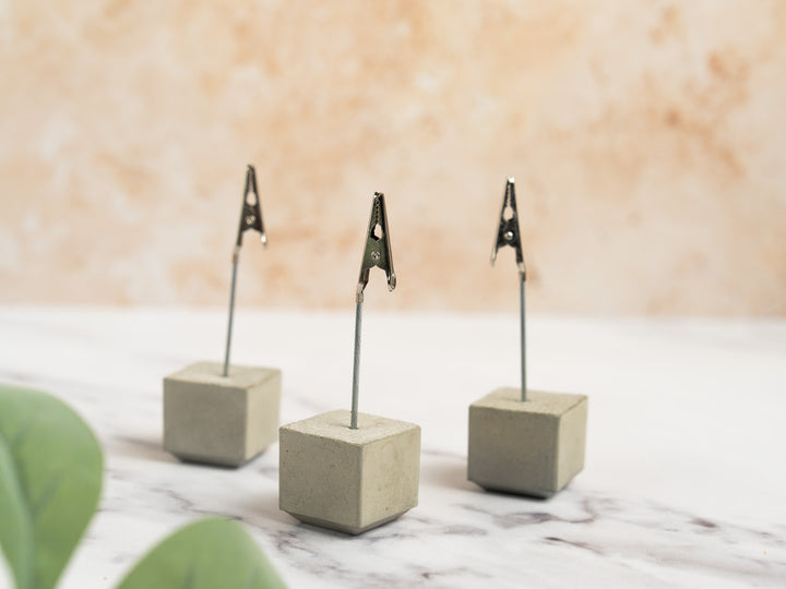 Concrete Photo Card Holders