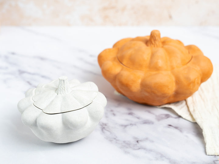 3D concrete Pumpkin Pots with Lid