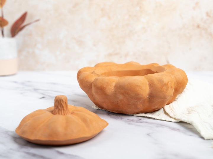 3D concrete Pumpkin Pots with Lid