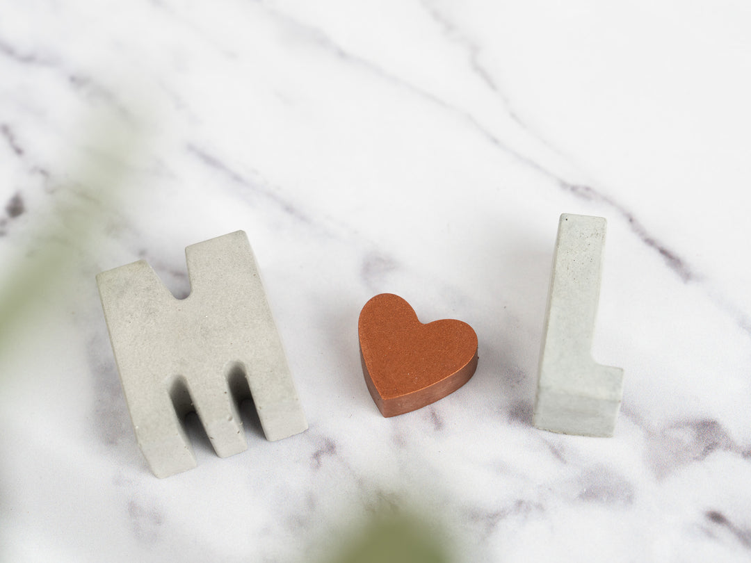 Concrete Initial Gift Set