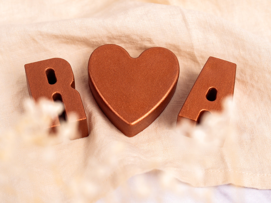 Copper Initial Gift Set