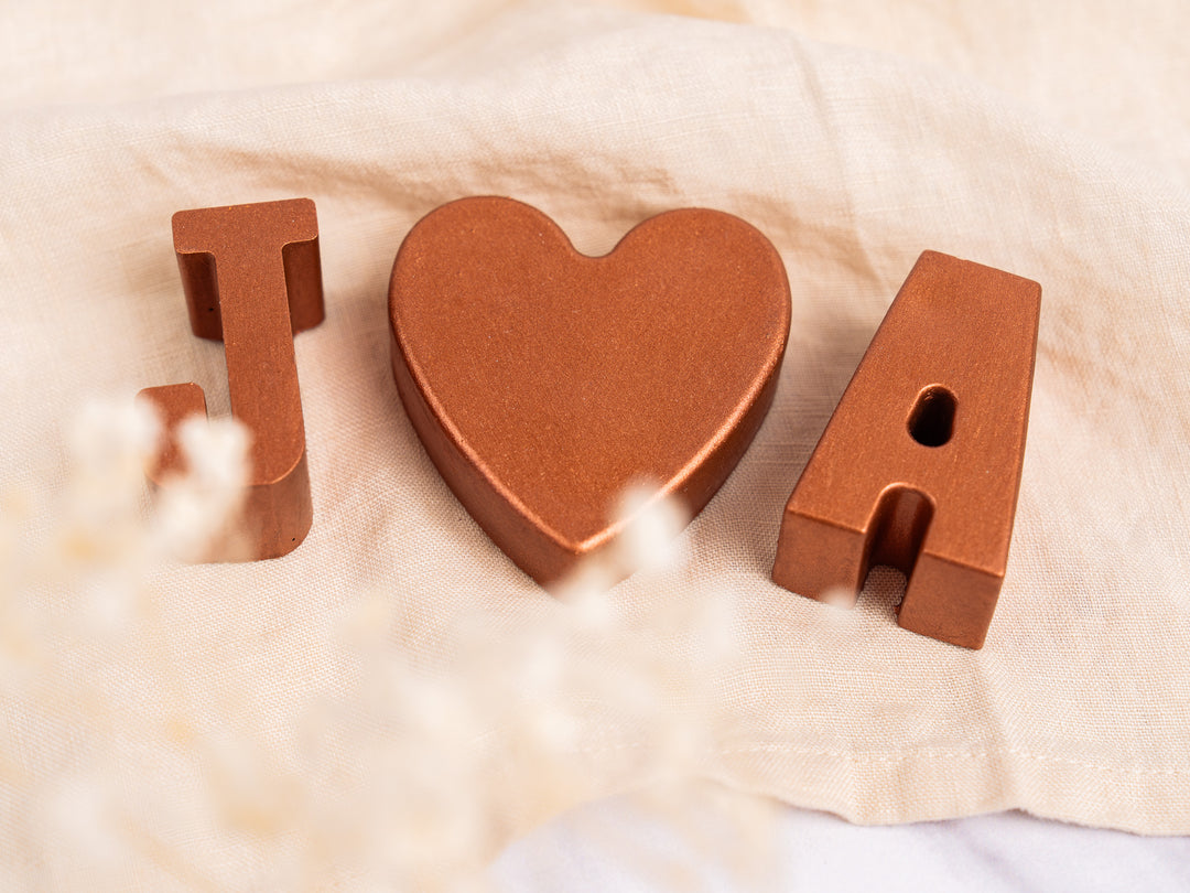 Copper Initial Gift Set