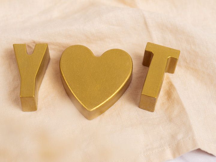 Gold Initial Gift Set