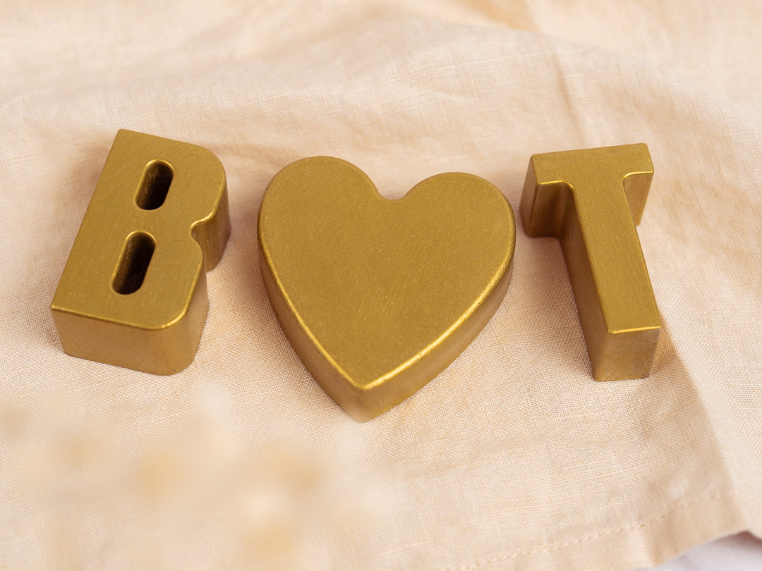 Gold Initial Gift Set
