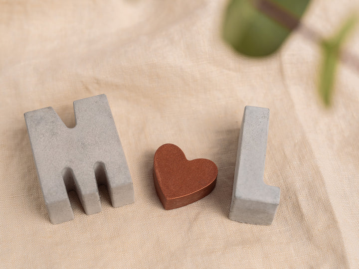 Concrete Initial Gift Set