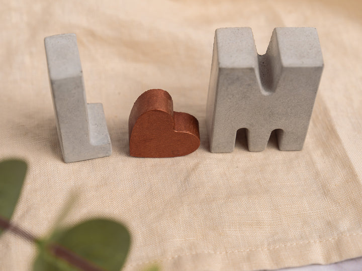 Concrete Initial Gift Set