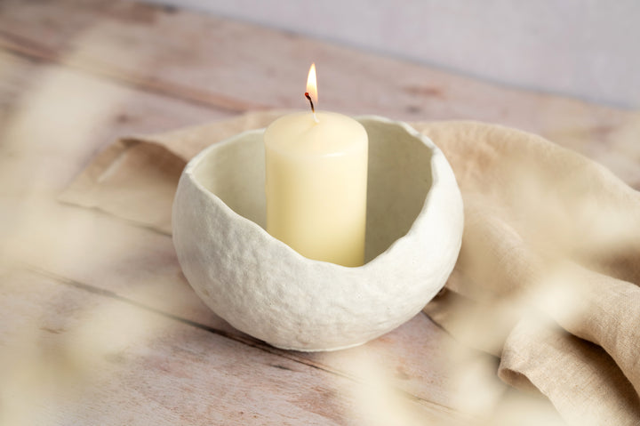 Abstract Concrete Bowl