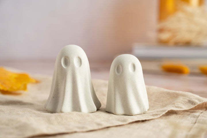 3D Concrete Ghost Figures