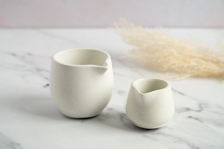 Decorative Concrete Milk Jugs