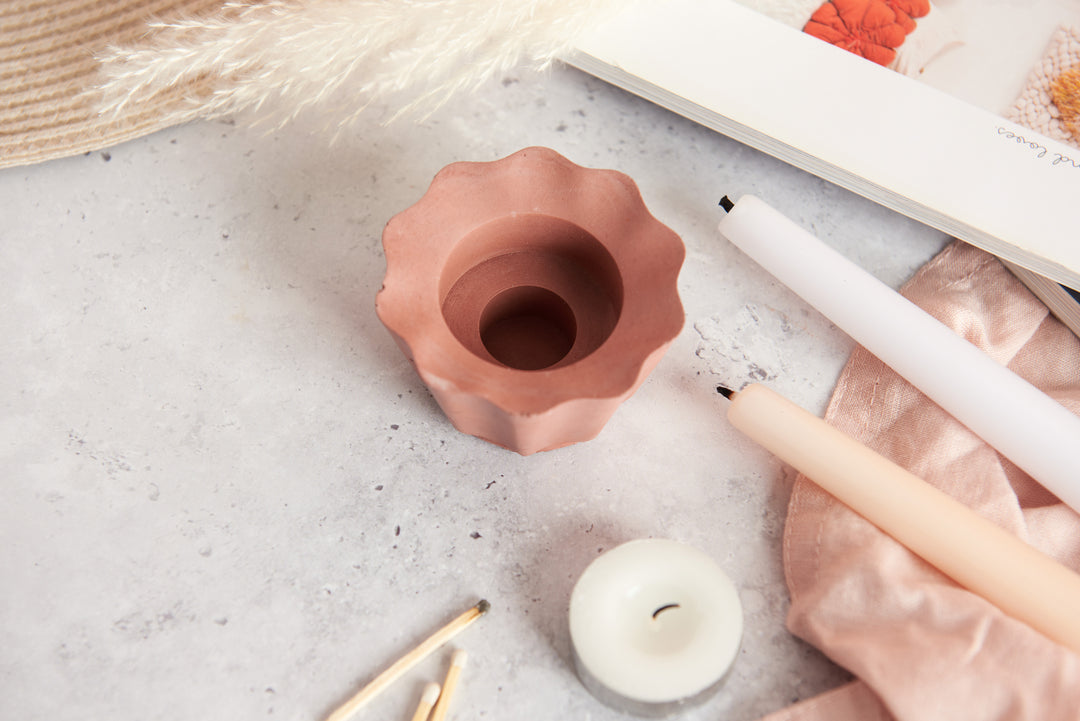 Cupcake Inspired Candle Holder