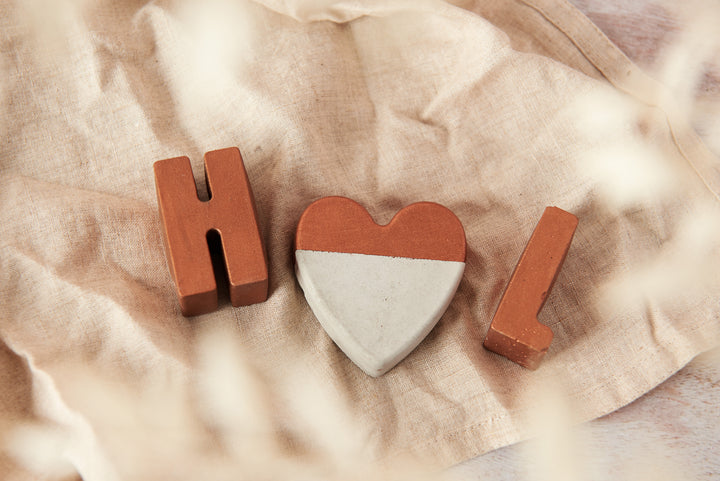 Copper and Concrete Initial Gift Set