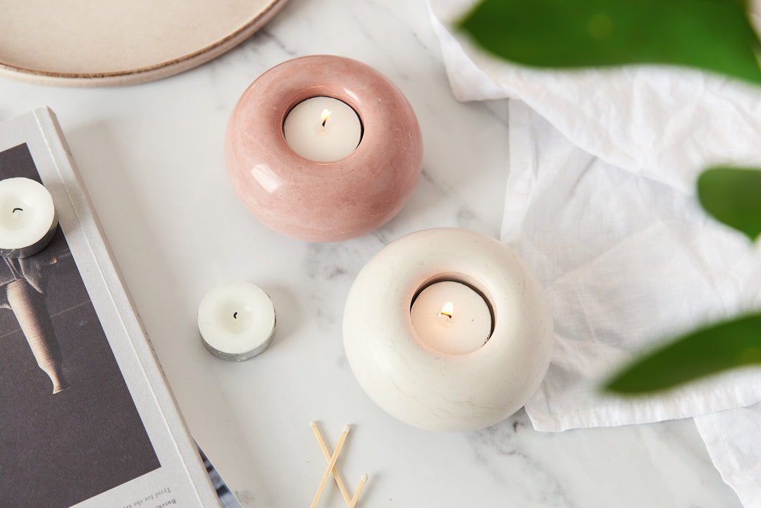 Donut Style Candle Holder