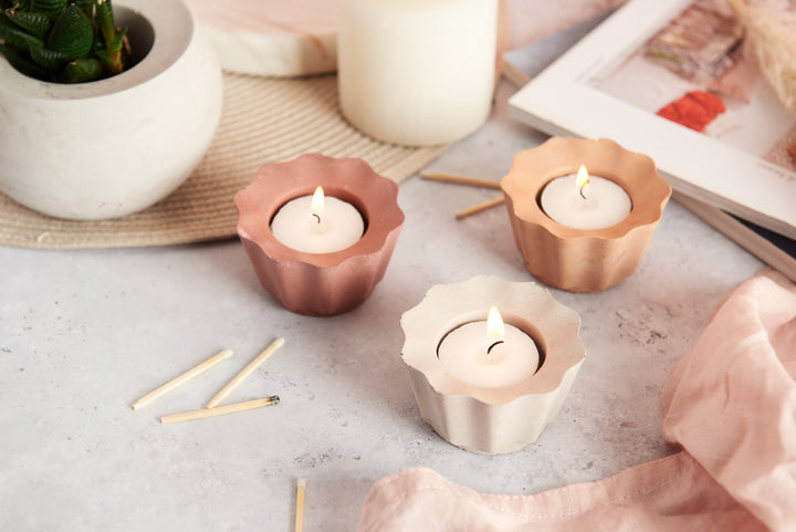 Cupcake Inspired Candle Holder
