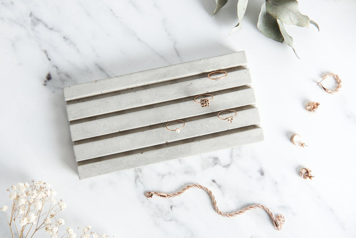Rectangular Concrete Ring Tray