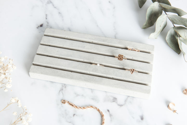 Rectangular Concrete Ring Tray