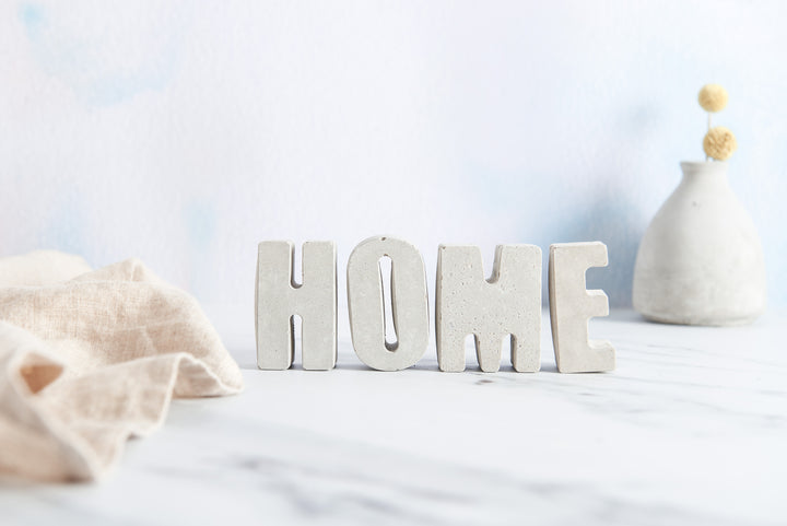 Raw Concrete Letters