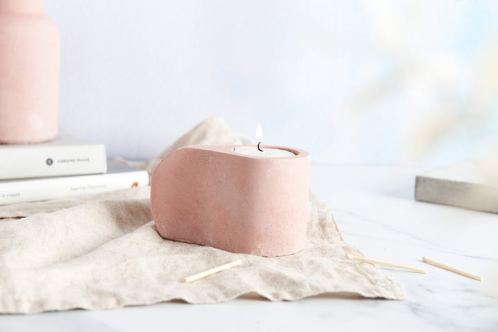 Nordic Scandinavian Style Concrete Tea Light Holder