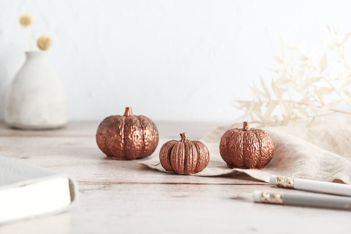 3D Concrete Pumpkins
