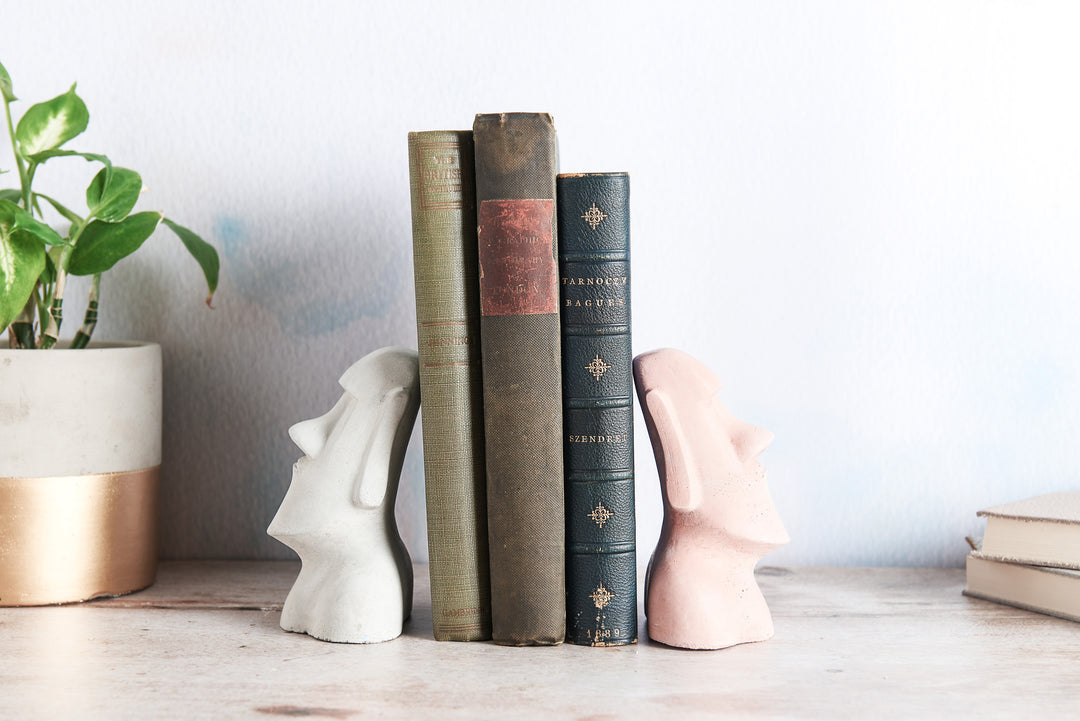 Moai Statue Easter Island Statue Book Ends