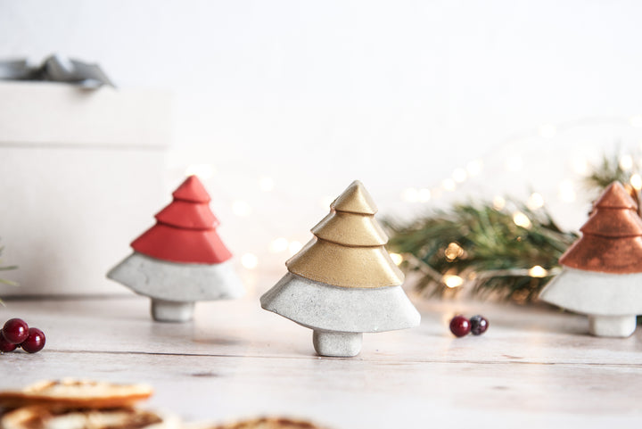 Concrete Mini Christmas Trees