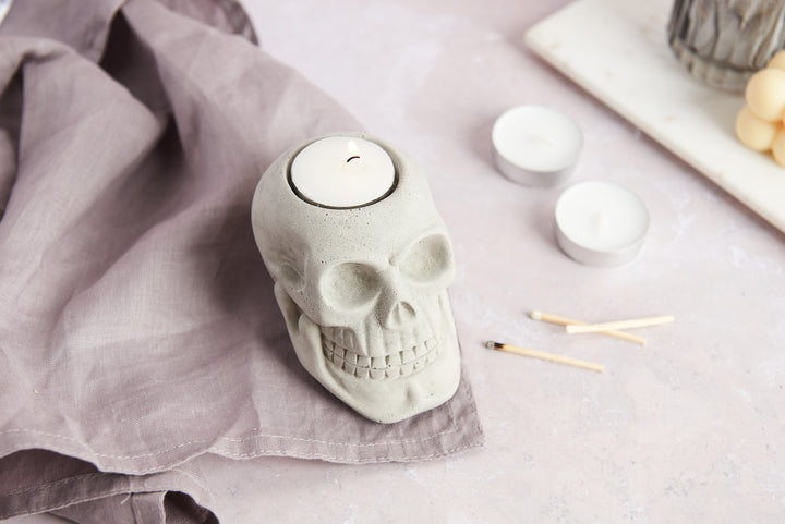 Skull Tea Light Holder