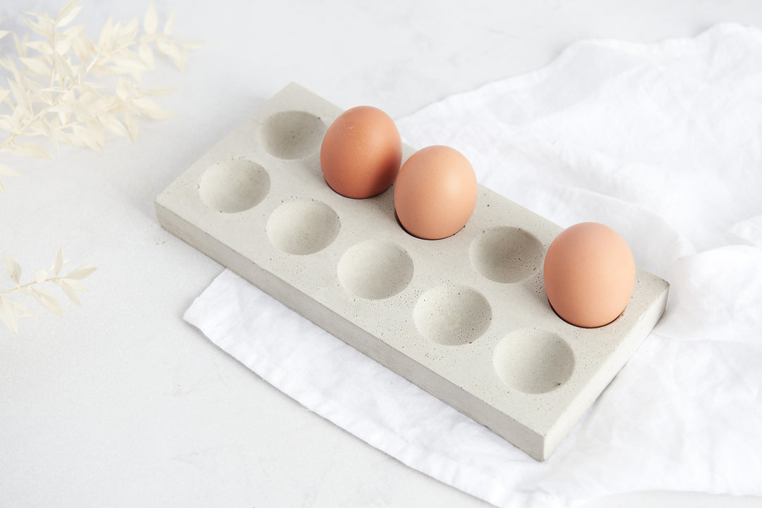 Concrete Egg Holder