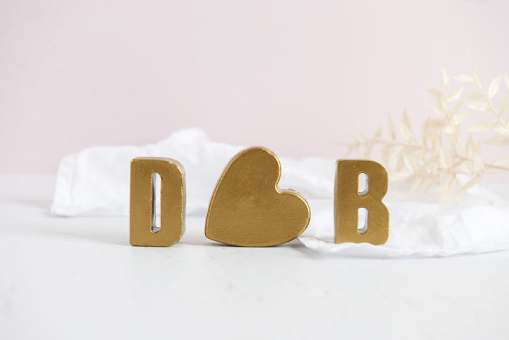 Gold Initial Gift Set