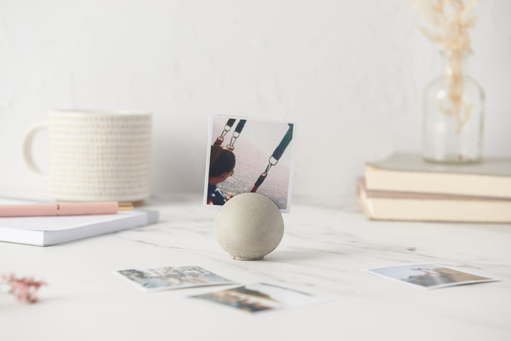 Concrete Photo Card Holders