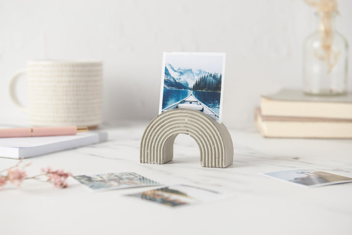 Concrete Photo Card Holders