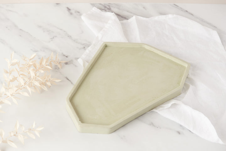 Abstract Shaped Concrete Trays