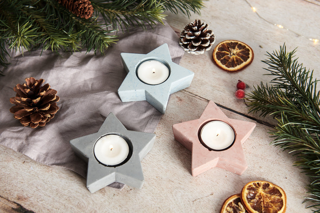Christmas Star Shaped Tea Light Holder
