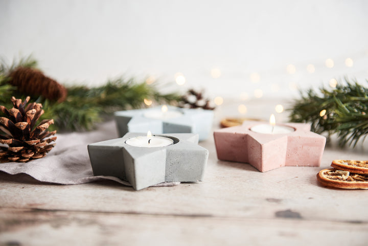 Christmas Star Shaped Tea Light Holder