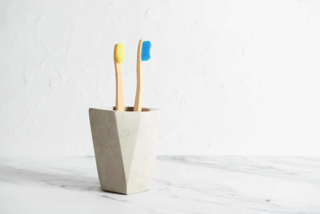 Geometric Tooth Brush Pots