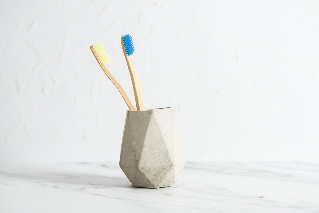 Geometric Tooth Brush Pots