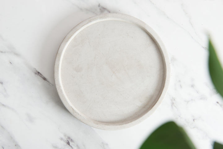 Round Concrete Tray