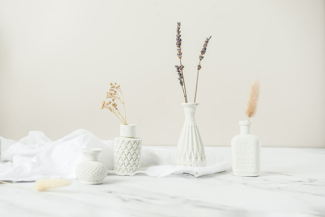 Miniature Concrete Vases