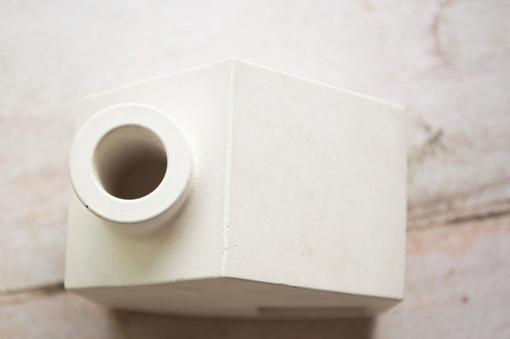 Charming House-Shaped Concrete Vase