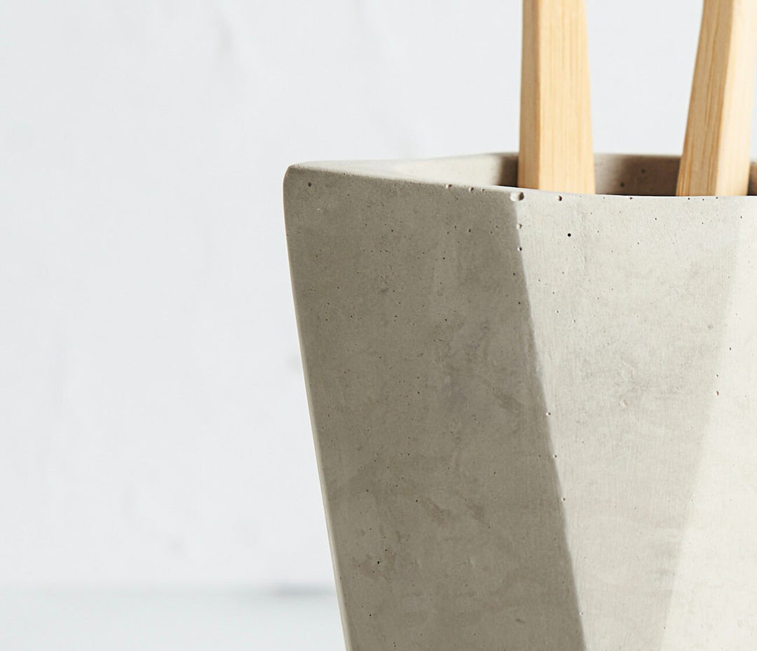 Geometric Tooth Brush Pots