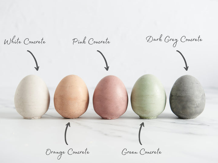 Concrete Easter Eggs