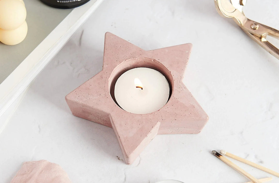 Christmas Star Shaped Tea Light Holder